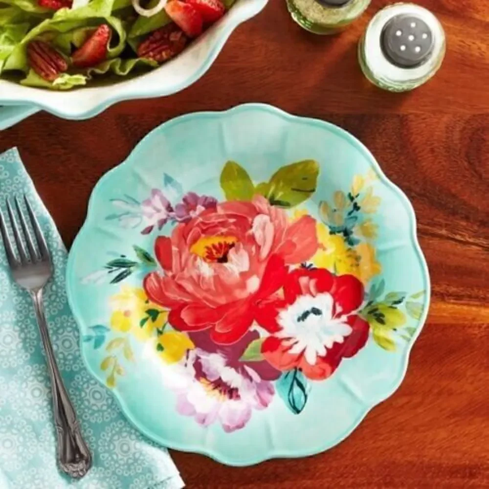 Pioneer Woman Sweet Romance Ceramic Salad Plate